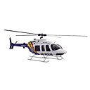 Bell 407 Size TRUE SCALE 470 Blue/White KIT Helicopter