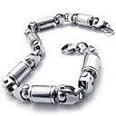 los hombres de acero de titanio pulsera de moda (22,5 * 0,8 * 0,8 cm)