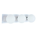 Moderne / Contemporary Iron Wall Light med 3 Lights elektroplet færdig - Max25W