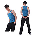 SiBoEn mannen Yoga fitness Workout kleding kostuums 2 sets (Yoga shirts + Yoga Pants)