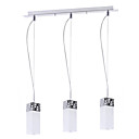 18W Modern LED Pendant Lights  with White Glass Lampshades