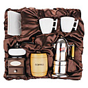 Koffie Series Boxed Cadeau (Moka & Siphon Pot, Grinder, kopjes) T-009