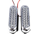 2 x auto camion universale nebbia giorno Aux 16 LED Day Light