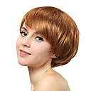 Capless Kurze Blonde Gerade synthetische Perücken