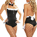 Girl Next Door Bunny Halloween Costume(4Pieces)