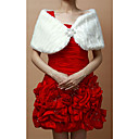 Élégante de mariage de fausse fourrure / Soirée Wraps / Foulards Avec Broche Fleur