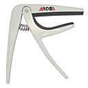 Aroma - (AC01W) Capo silicone en alliage de zinc pour guitare acoustique (Blanc)