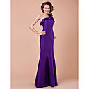 Trumpet/Mermaid One Shoulder Floor-length Taffeta Mother Of The Bride Dress