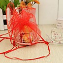 Tea Cup Shaped Favors Boxes With Organza Bags (Set of 12)