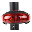 3-Mode 5 LED and 2 Lasers Tail Light (for 25.4-31.8mm Seat Post)