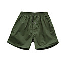 Hommes 100% coton vert uni Pantalon Weave (M)