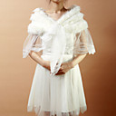 Nice Faux Fur & Tulle Evening/Wedding Shawl