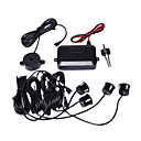 Parking System with 4 Radar+Control Box+Buzzer,Black
