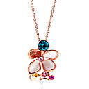 gouden kristal vrouwen hanger ketting