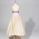 Sweet Sleeveless Taffeta Wedding/Party Flower Girl Dress
