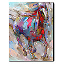Pintado a mano de pintura de aceite Animal Caballo 1211-AN0032