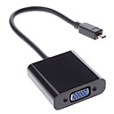 Micro HDMI macho a VGA Cable adaptador hembra para teléfonos móviles Samsung y otros