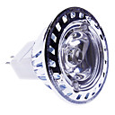 MR16 1W 70-6000-6500K 90LM Luz Natural White LED Bulb Spot (12V)