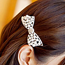 Women's Diamond Pearl Bow Hair Clip(7.7*3CM)
