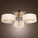 Acrylic Chandelier with 3 lights (Chrome Finish)