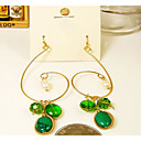 Women's Pearl Gem Earrings