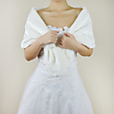 Nice Faux Fur Evening/Wedding Shawl With Pearls