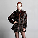Langarm Umlegekragen Nerz Party / Career Coat
