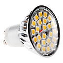 GU10 5W 24x5050 SMD 380-420LM 3000-3500K Warm wit licht LED Spot lamp (220-240V)