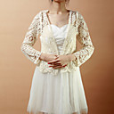 Long Sleeve Cotton Casual/Party Jacket/Wrap