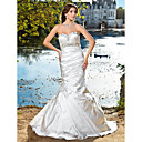 Trumpet/Mermaid Sweetheart Strapless Satin Wedding Dress