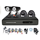 Anko - Alta definizione 4CH H. 264 Kit CCTV DVR con Camera 2 all'aperto e 2 al coperto (CMOS 500 TVLine)