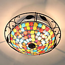 40W E27 Glass Flush Mount Light with 2 Lights