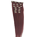 20 Inch 9-delige 100% Indian Remy Hair Silky Straight Clip In Hair Extension 26 kleuren om uit te kiezen