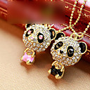 diamante da mulher panda colar