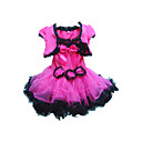 chiffon flor flor menina vestido com colete e um conjunto pettidress