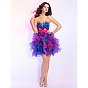 EIRENE - Abito da Cocktail in Organza e Lustrini