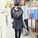 ALAN Casual Hoodie Long Windbreaker