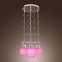 Crystal Ball Drop 4-Light Pendant Light