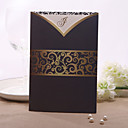 Personalized Black Wedding Invitation (Set of 50)