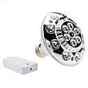 Dimbare E27 1W Koud Wit Licht Remote Controlled Oplaadbare LED Spot lamp (220V)