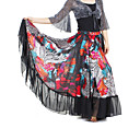 Dancewear Chiffon With Print Performance Belly Skirt For Ladies