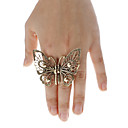 En forme de papillon en alliage indépendante placage double Anneaux