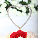 "Loving You With All My Heart" Rhinestone Wedding Cake Topper (More Sizes)