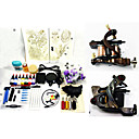 2 Cast Iron Tattoo Machine Guns Kit for Lining and Shading