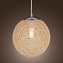 Globe Shaped 1-Light Pendant Light (Dia 9.8)