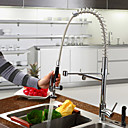 contemporaine robinet en laiton massif cuisine de printemps - fini chrome