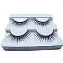 2pair Noir fibre cils cils Vente Hot faux