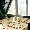 Printed Maple Leaves Square 100% Cotton Table Cloth