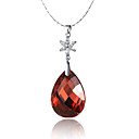 Elegant 925 Silver With Cubic Zirconia Women's Necklace