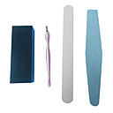 4pcs manucure Nail Clippers Trousse (2 Cuticle Trimmer une éponge une Callus Eliminator)